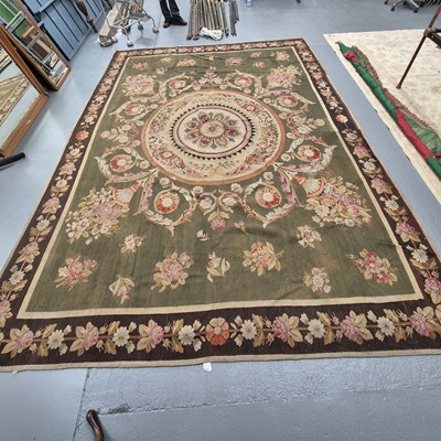 Lot 1778 - A 19th century French Aubusson carpet
