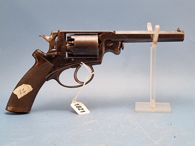 Lot 1821 - An Adams 54 bore revolver marked LAC Bussey...