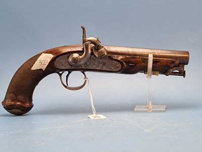 Lot 1832 - Rigby percussion "manstopper" travelling...