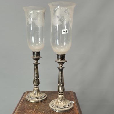 Lot 444 - A pair of Victorian silver plate large...