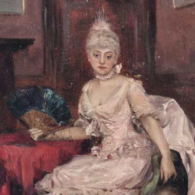 Lot 408 - Julius Leblanc Stewart, American 1855-1919...