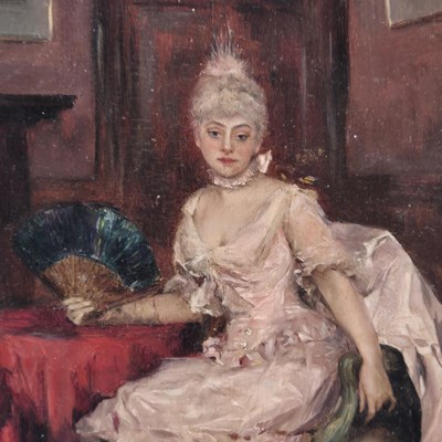 Lot 408 - Julius Leblanc Stewart, American 1855-1919...