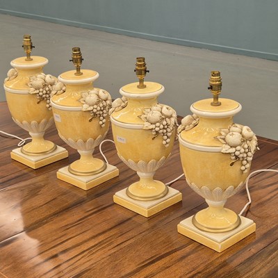 Lot 409 - Four Italian 20th Century casa pupo pottery...
