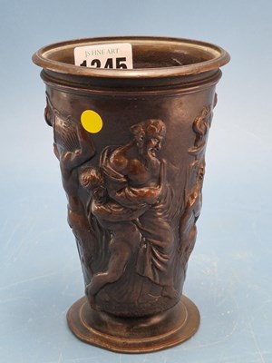 Lot 1345 - After the antique, a tapering cylindrical...