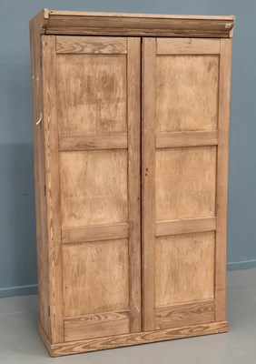 Lot 1355 - A large early 20th century rustic pine hall...