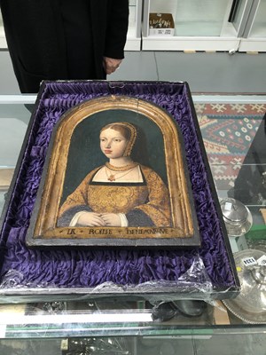 Lot 1372 - Flemish School, 'La Boine Denemarque', a...