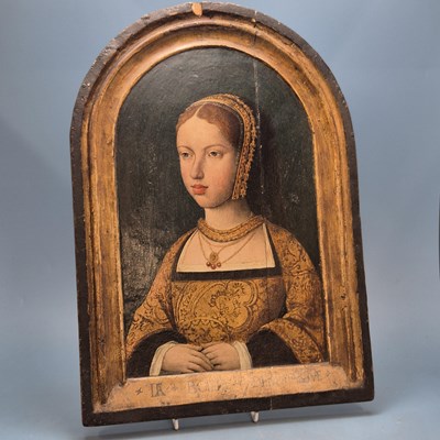 Lot 1372 - Flemish School, 'La Boine Denemarque', a...