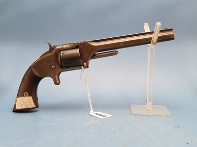 Lot 1866 - Smith & Wesson .32 rimfire revolver, serial No...