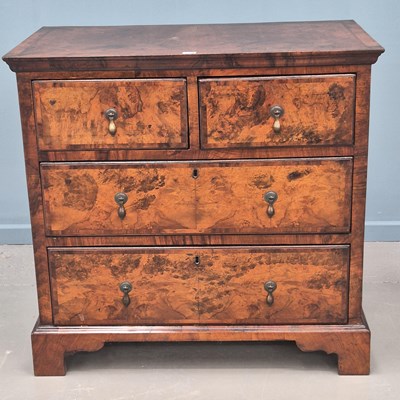 Lot 729 - An 18th-century and later walnut and...