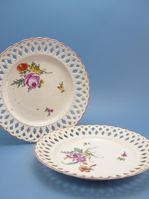 Lot 456 - A small group of Continental porcelain, a pair...