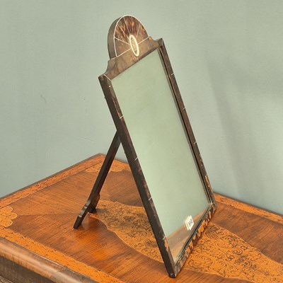 Lot 512 - A art deco tortoiseshell easel back dressing...