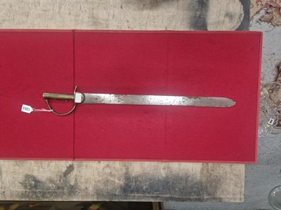Lot 1884 - A 19th century Baker type sword bayonet