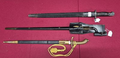 Lot 1892 - An American US Winchester 1917 bayonet, a...