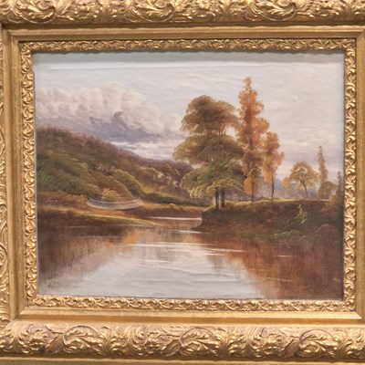 Lot 713 - 19th century school, moorland and mountain...