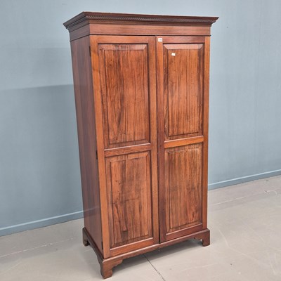 Lot 1392 - An early 20th-century mahogany panel door hall...