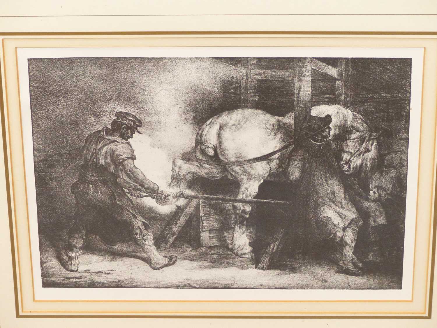 Lot 757 - David Lucas after John Constable, five various...