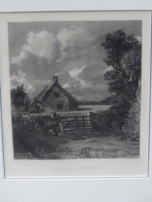Lot 757 - David Lucas after John Constable, five various...