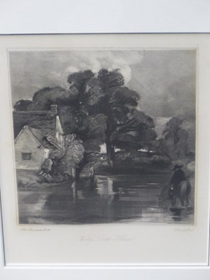 Lot 757 - David Lucas after John Constable, five various...