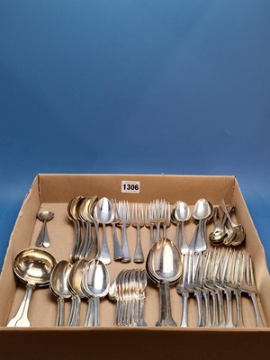 Lot 1306 - A harlequin set of George III and Victorian...