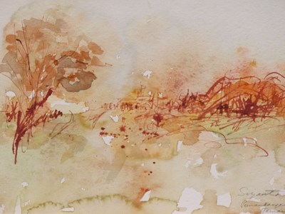 Lot 1313 - Sri Yanto (b. 1937), ARR. 'Autumn Landscape,...