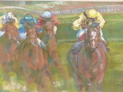 Lot 1314 - Claire Eva Burton (b. 1955), ARR. the horse...