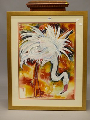 Lot 1315 - Rozanne Bell (contemporary), ARR. a flamingo,...