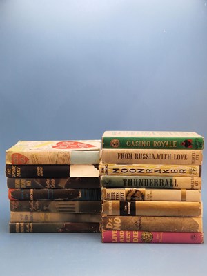 Lot 1319 - Ian Fleming, eight early copies of James Bond...