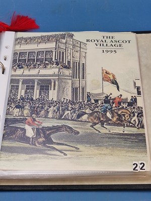 Lot 1 - Menus - A group pertaining to sporting events...