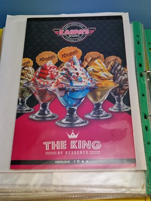 Lot 5A - Menus - A group pertaining to modern...