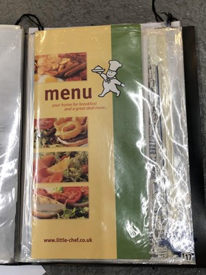 Lot 6 - Menus - A group pertaining to modern...