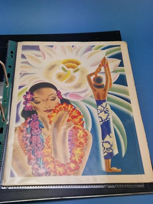Lot 9 - Menus - A group pertaining to Cruise liners,...