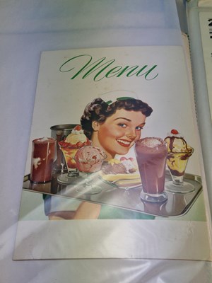 Lot 24 - Ephemera/menus - A group pertaining to Modern...