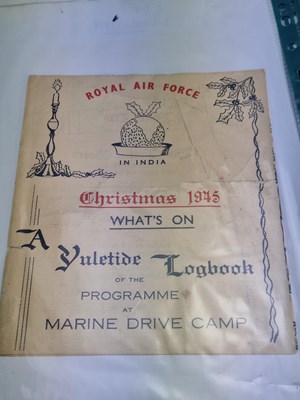 Lot 29 - Menus - A group pertaining to World War II...