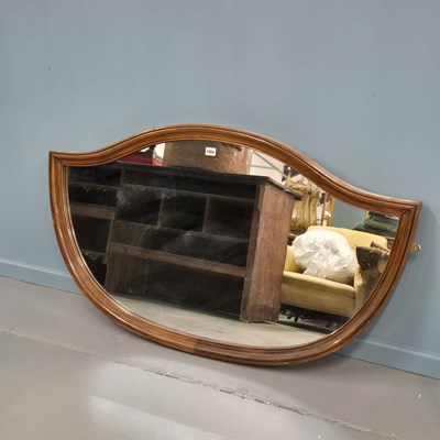 Lot 1004 - A large edwardian mirror