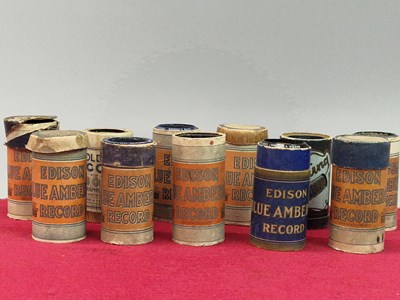 Lot 1408a - A group of Edison and other phonograph wax...