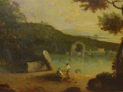 Lot 999 - attrib. Richard Wilson (1714-1782). Lake...