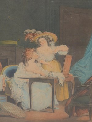 Lot 1161 - A pair of antique hand-coloured French prints...