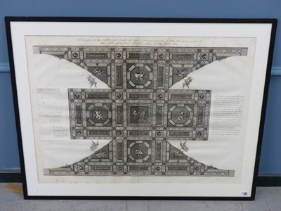 Lot 1162 - After Piranesi, a large antique print of a...