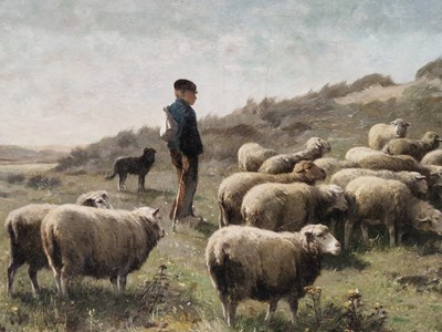 Lot 1296 - Cornelius Van Leemputten (1841-1902), a...