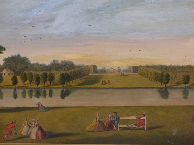 Lot 1175 - After Campbell, two antique architectural...
