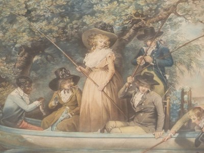 Lot 1177 - After George Morland, antique coloured...
