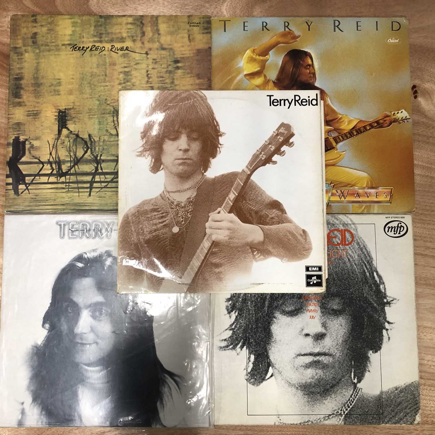 Lot 1 - Terry Reid - 5 LP Records; Terry Reid 1st...
