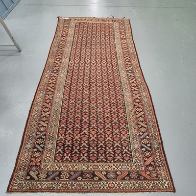 Lot 578 - An antique Persian Malayer runner, L 278 W 122cms