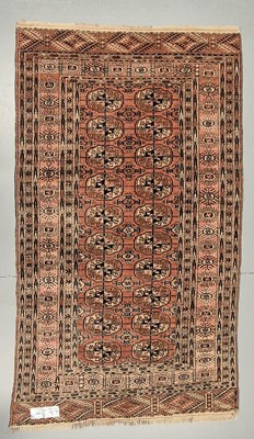 Lot 562 - An antique Tekke Bokhara rug, 190 x 110cms