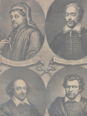 Lot 1180 - A pair of antique mezzotint portrait prints of...