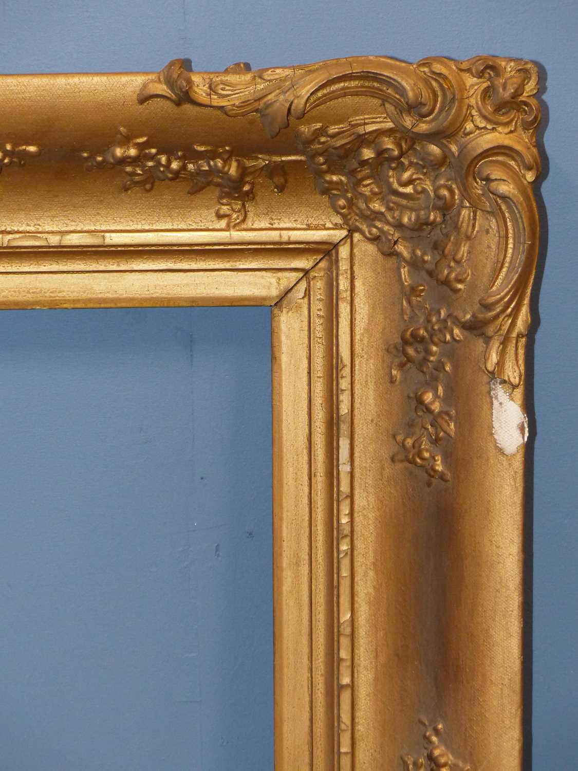 Lot 1186 - A group of antique gilt frames including a