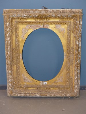 Lot 1191 - An 18th/19th Century Italian carved giltwood...
