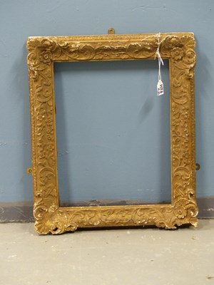 Lot 1193 - Two carved giltwood Georgian frames. Largest...