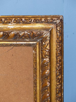 Lot 1194 - An antique Italian style carved giltwood frame,...