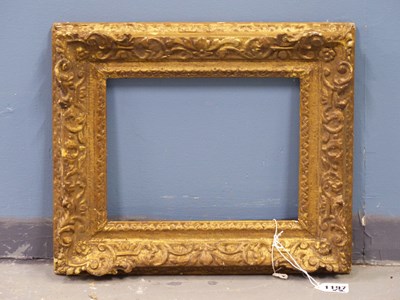Lot 1197 - A pair of Georgian carved giltwood small...